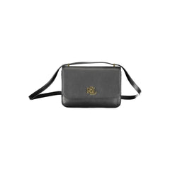 Bolsa de couro preta Ralph Lauren
