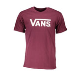 Camiseta de algodão roxa da Vans