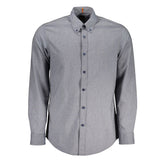 Camisa Masculina Hugo Boss Azul Algodão