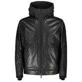 Jaqueta Masculina Hugo Boss Couro Preta