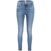 Calça jeans e calça Tommy Hilfiger de algodão azul