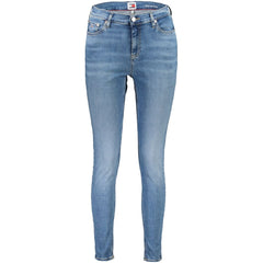 Calça jeans e calça Tommy Hilfiger de algodão azul