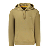 Hugo Boss Green Cotton Men Sweater