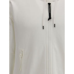 Moletom com capuz e zíper da CP Company