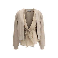 Cardigã em camadas Brunello Cucinelli