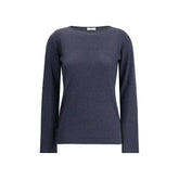 Blusa de lurex manga longa Brunello Cucinelli