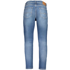 Calça jeans e calça Tommy Hilfiger de algodão azul