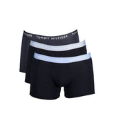 Pacote Trio de Boxers Tommy Hilfiger Pretos de Algodão Masculino