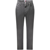 Calça Jeans Tommy Hilfiger Preta de Algodão Feminina