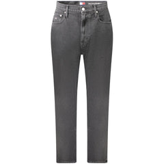 Calça Jeans Tommy Hilfiger Preta de Algodão Feminina