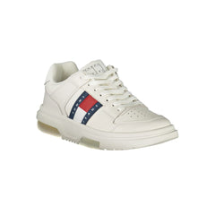 Tênis Tommy Hilfiger Branco de Couro Feminino