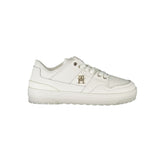 Tênis Tommy Hilfiger Branco de Couro Feminino