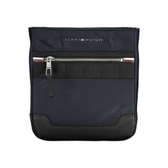 Bolsa de ombro Tommy Hilfiger Sleek Blue com detalhes contrastantes