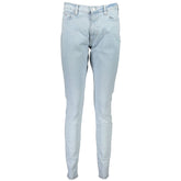 Calça Jeans Tommy Hilfiger Azul Claro Algodão Feminina
