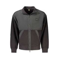 Hugo Boss Black Cotton Men Jacket