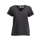 Camiseta Levi's preta de algodão feminina