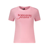 Tommy Hilfiger Tops e camiseta de algodão rosa