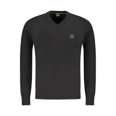 Suéter Hugo Boss de algodão preto