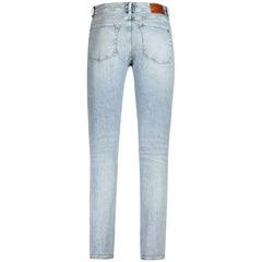 Hugo Boss Light Blue Cotton Mens Jeans