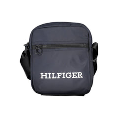 Bolsa de ombro masculina Tommy Hilfiger em poliéster azul
