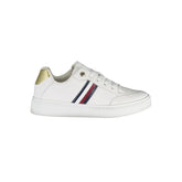 Tênis Tommy Hilfiger Branco de Couro Feminino