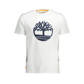 Camiseta Timberland Branca de Algodão Masculina
