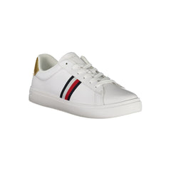 Tênis Tommy Hilfiger Branco de Couro Feminino