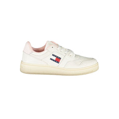 Tênis Tommy Hilfiger Branco de Couro Feminino