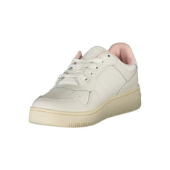Tênis Tommy Hilfiger Branco de Couro Feminino