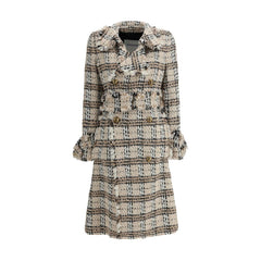 Casaco Burberry Check Bouclé