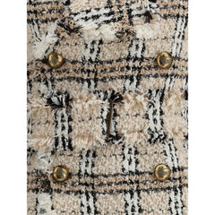 Casaco Burberry Check Bouclé