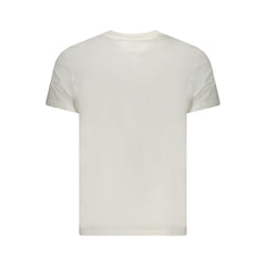 Camiseta masculina branca de algodão Tommy Hilfiger