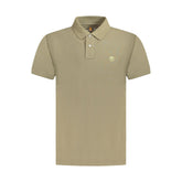 Camisa polo masculina Timberland marrom de algodão