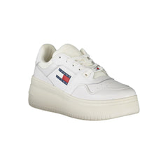 Tênis Tommy Hilfiger Branco de Couro Feminino