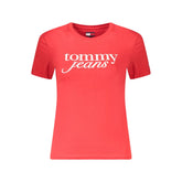 Tommy Hilfiger Tops e camiseta de algodão vermelho