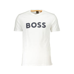 Camiseta Hugo Boss de algodão branca