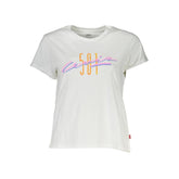 Camiseta feminina Levi's de algodão branco