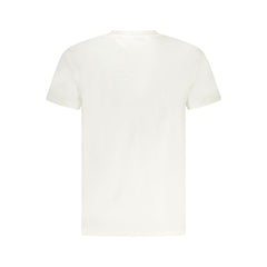 Camiseta masculina branca de algodão Tommy Hilfiger
