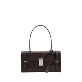 Bolsa de ombro de couro Prada