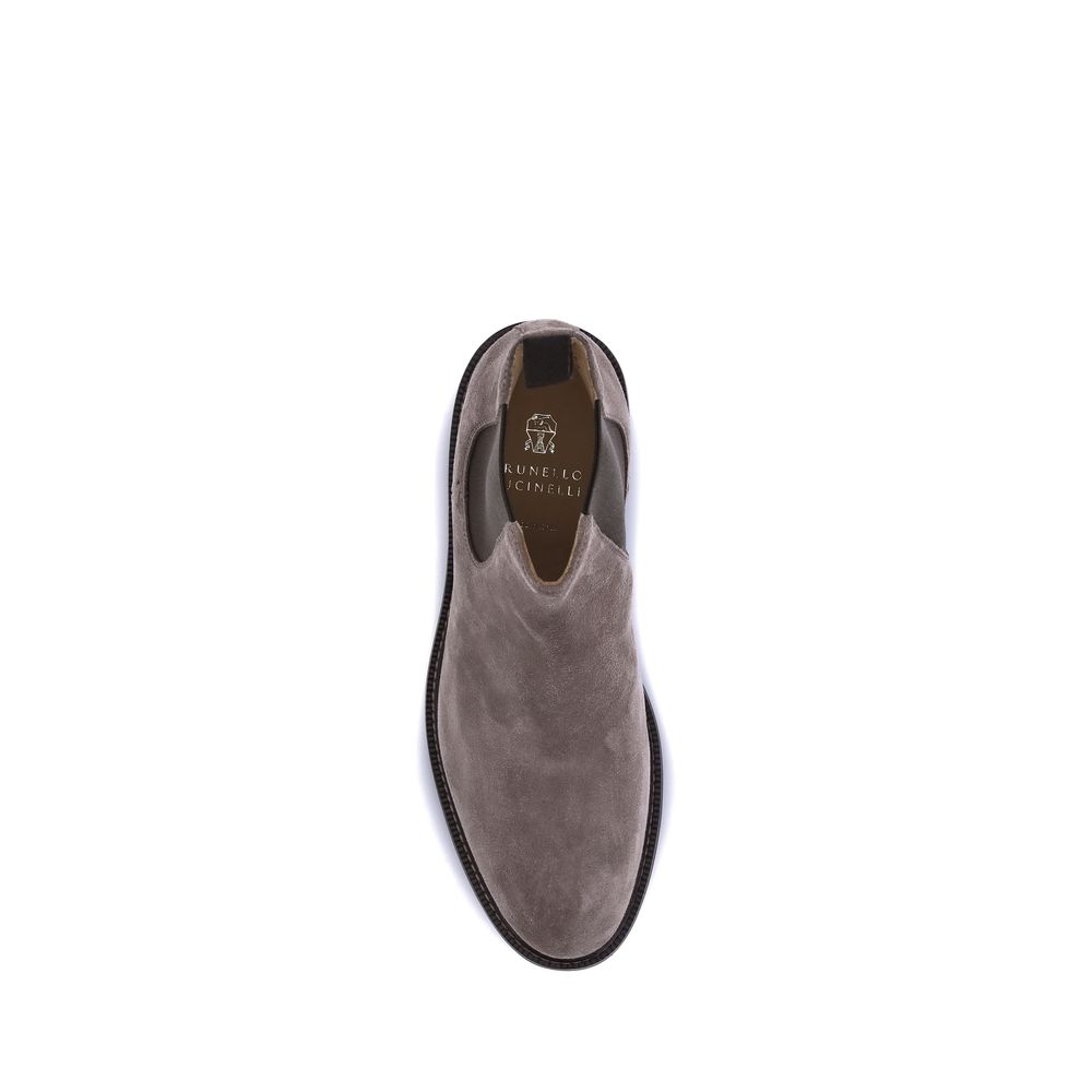 Brunello Cucinelli Suede Ankle Boots