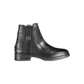 Bota Tommy Hilfiger Preta de Couro Feminina