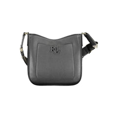 Bolsa de couro preta Ralph Lauren