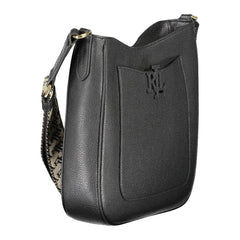 Bolsa de couro preta Ralph Lauren