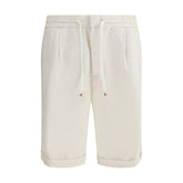 Shorts Brunello Cucinelli Linho Tingido