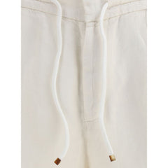 Shorts Brunello Cucinelli Linho Tingido