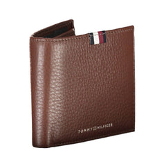 Carteira de couro marrom Tommy Hilfiger
