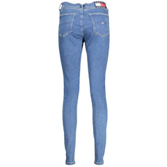 Calça jeans e calça Tommy Hilfiger de algodão azul
