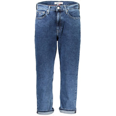 Calça jeans e calça Tommy Hilfiger de algodão azul