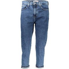 Calça jeans e calça Tommy Hilfiger de algodão azul