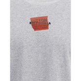 Camiseta com motivo Balenciaga nas costas